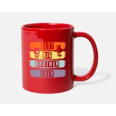 Best Big Brother Ever Retro Bro Red Mugs